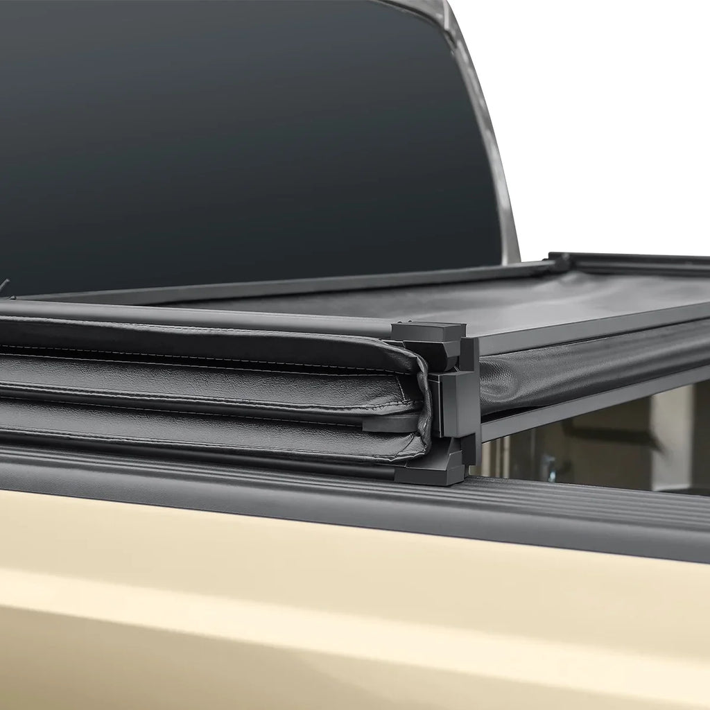 Auto Drive Soft Tri Fold Truck Bed Tonneau Cover Fits 22-23 Toyota Tundra 6.5Ft Bed