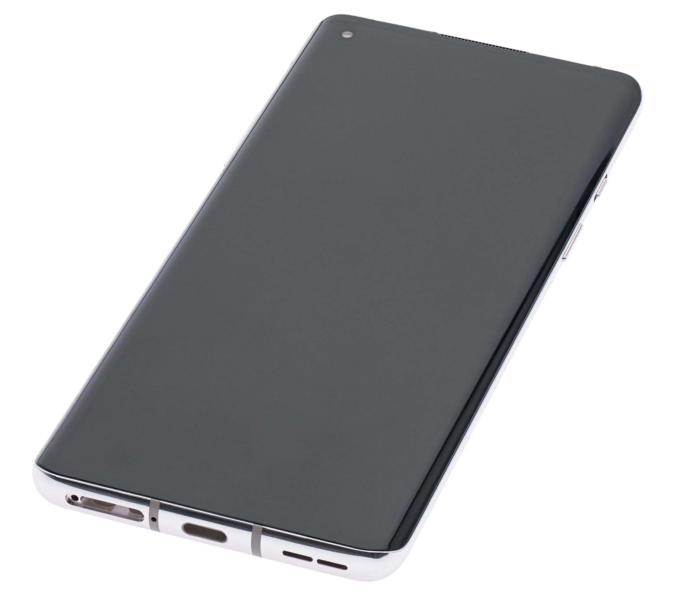 Replacement  Assembly With Frame Compatible For OnePlus 8 / 5G (Non-Verizon 5G  Frame) (Refurbished) (Polar Silver)
