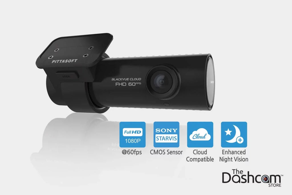 BlackVue -1CH Single-Lens 1080p/60fps  WiFi Dashcam w/ 16  Memory Card