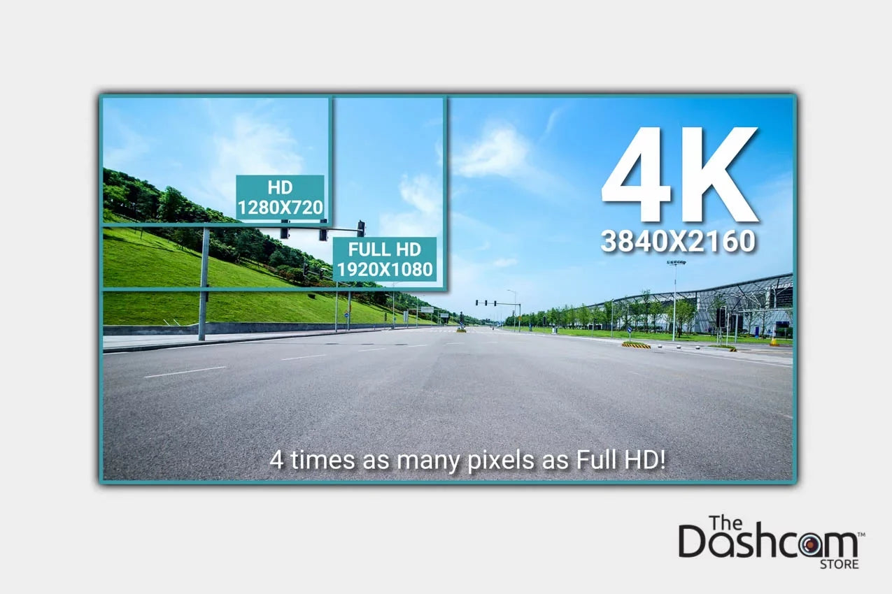 BlackVue -1CH Single Lens 4K  WiFi Cloud-Capable Dashcam w/ 128  Memory Card