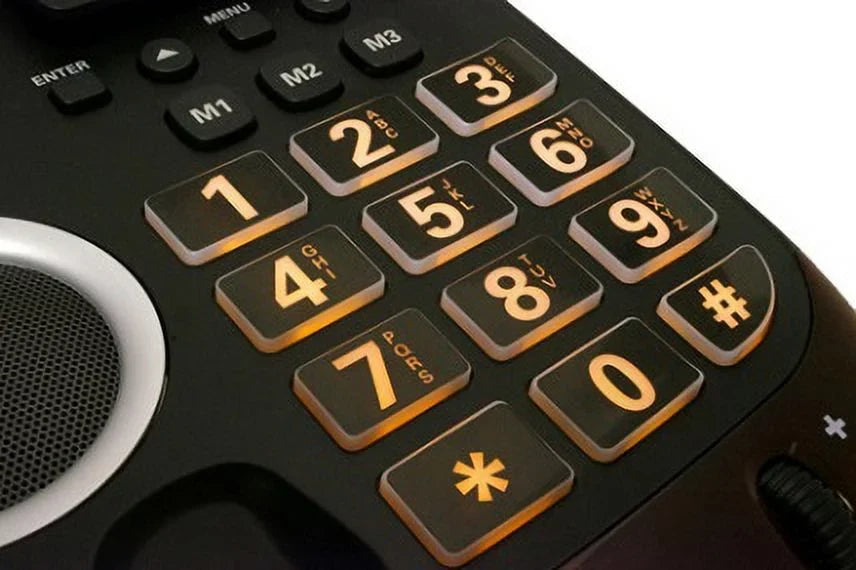 Clarity AltoPlus Extra Loud  Big Button Speakerphone, Black