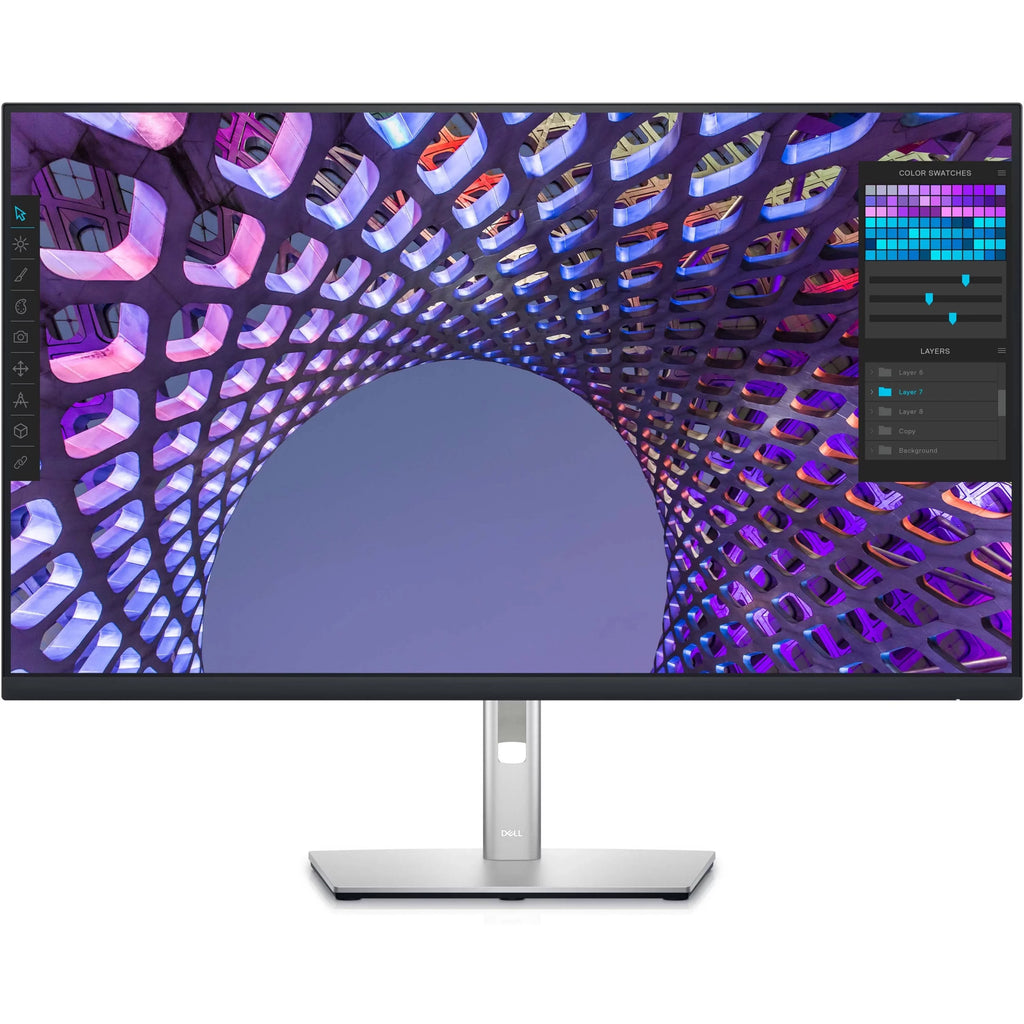 Dell 32\" 3840 x 2160  ComfortView Plus, sRGB Monitor, Black & Silver,