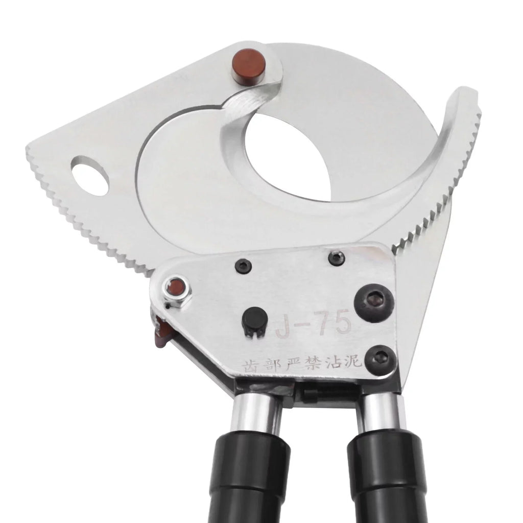 Heavy Duty Ratchet Cable Cutter Cut Φ75mm For Cutting Aluminum, Copper Ratchet Cable Cutter Ratcheting Cutter Heavy Duty Wire Cutter Cut up to Φ75mm Ratchet Cable Cutter Cuting Tool
