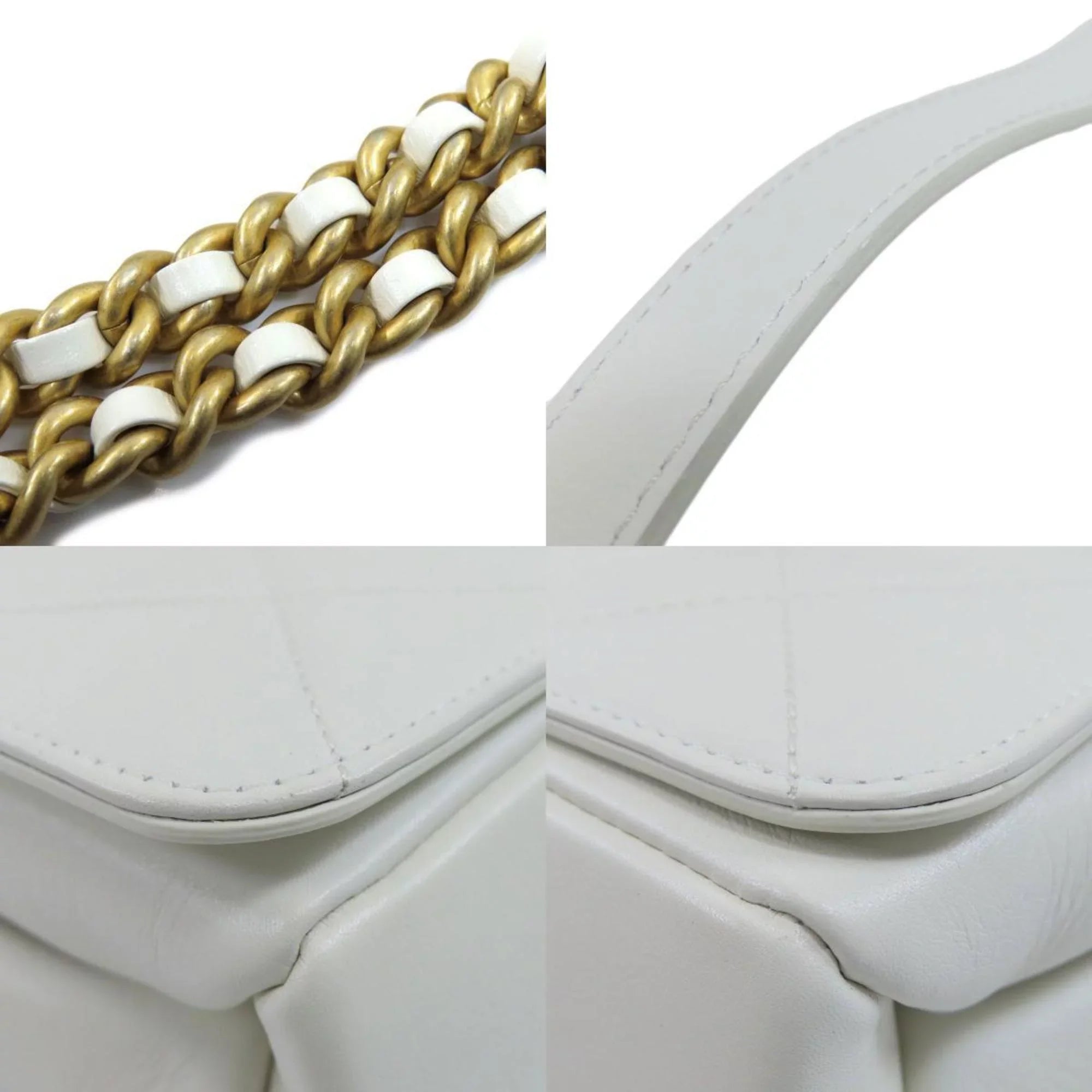 Pre-Owned Chanel Chain Shoulder Matelasse Bag Lambskin Ladies  (Good)