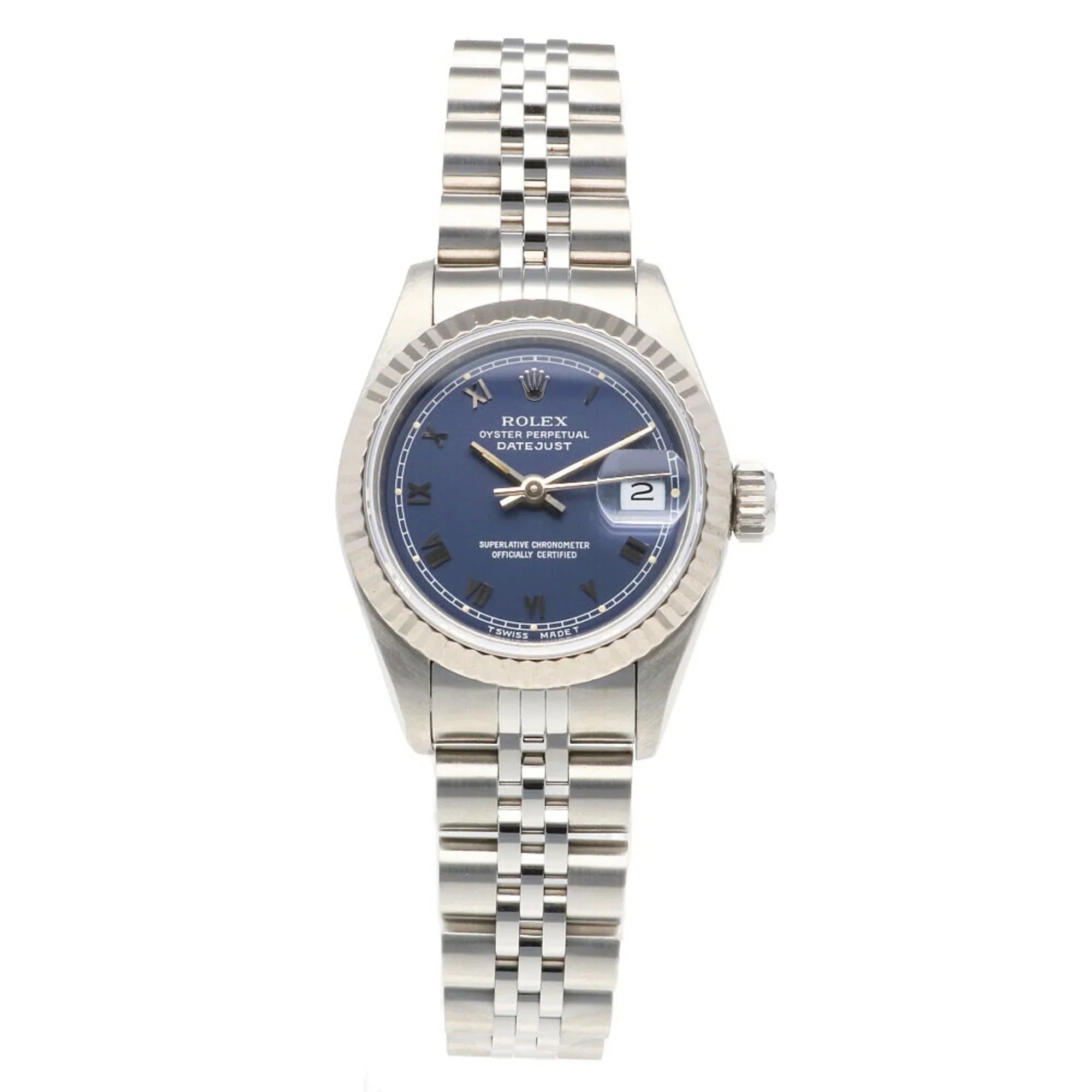 Pre-Owned Rolex Datejust Oyster Perpetual Watch Stainless Steel 69174 Automatic Winding Ladies  (Good)