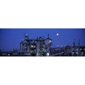 Panoramic Images  Low angle view of an oil refinery Hamburg Germany Poster Print by Panoramic Images - 36 x 12