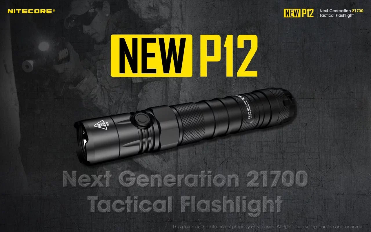 Combo: Nitecore New  Version Tactical  Flashlight -  -   - 1200 Lumens w/ Pressure Switch