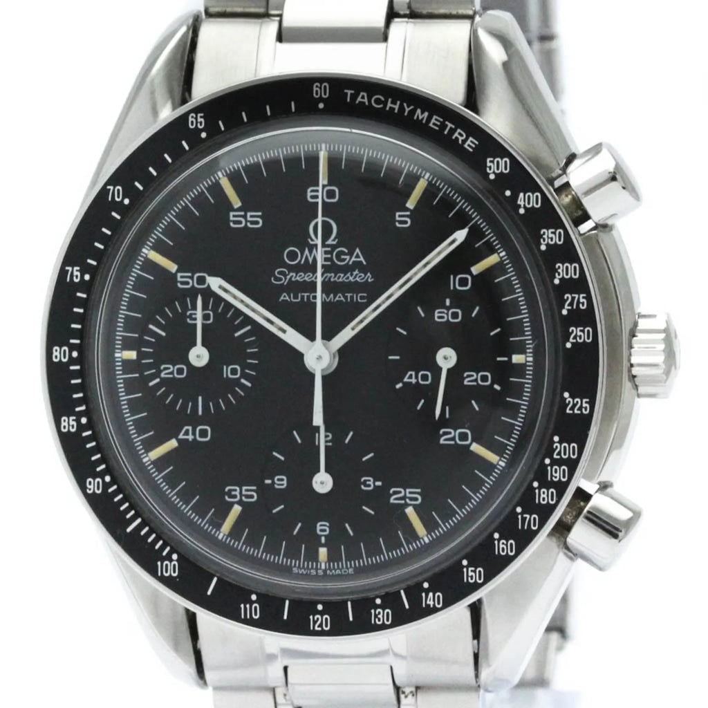 Pre-Owned Polished  Speedmaster Automatic Steel Mens Watch 3510.50  (Good)