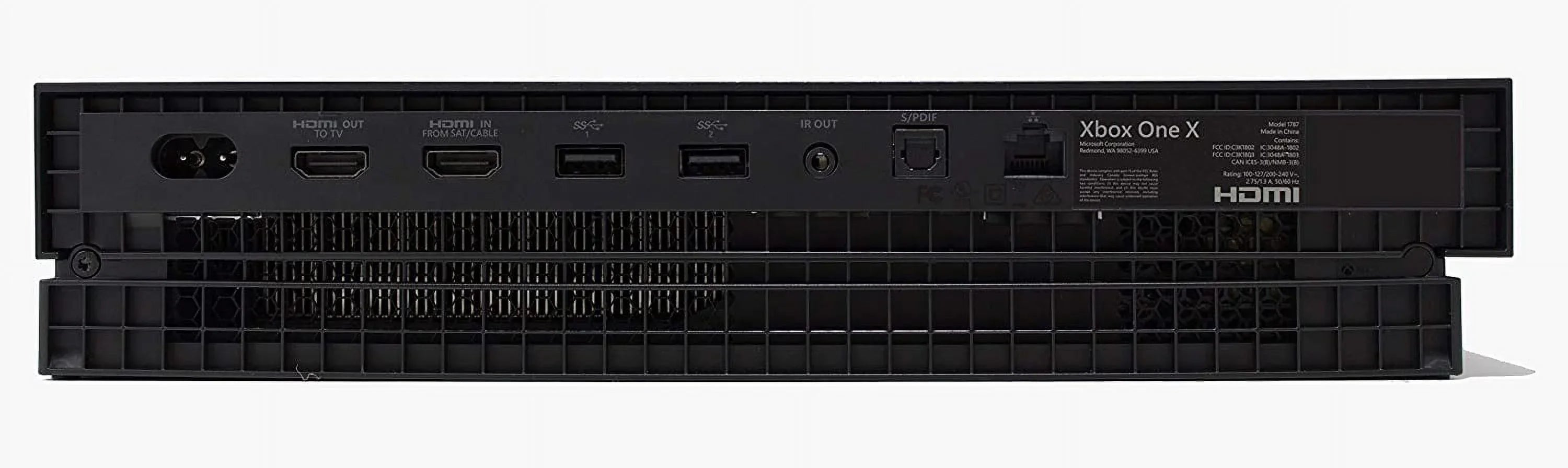 Microsoft Xbox One  1TB, 4K Ultra  Black Console Only with Headset   Bundle Used