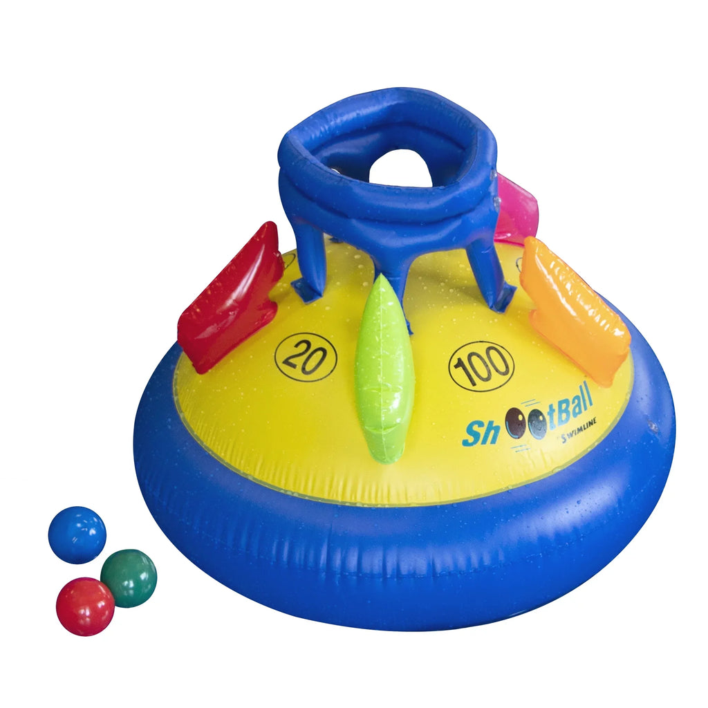 Swim Central Multi-Port Shootball Inflatable Pool Game