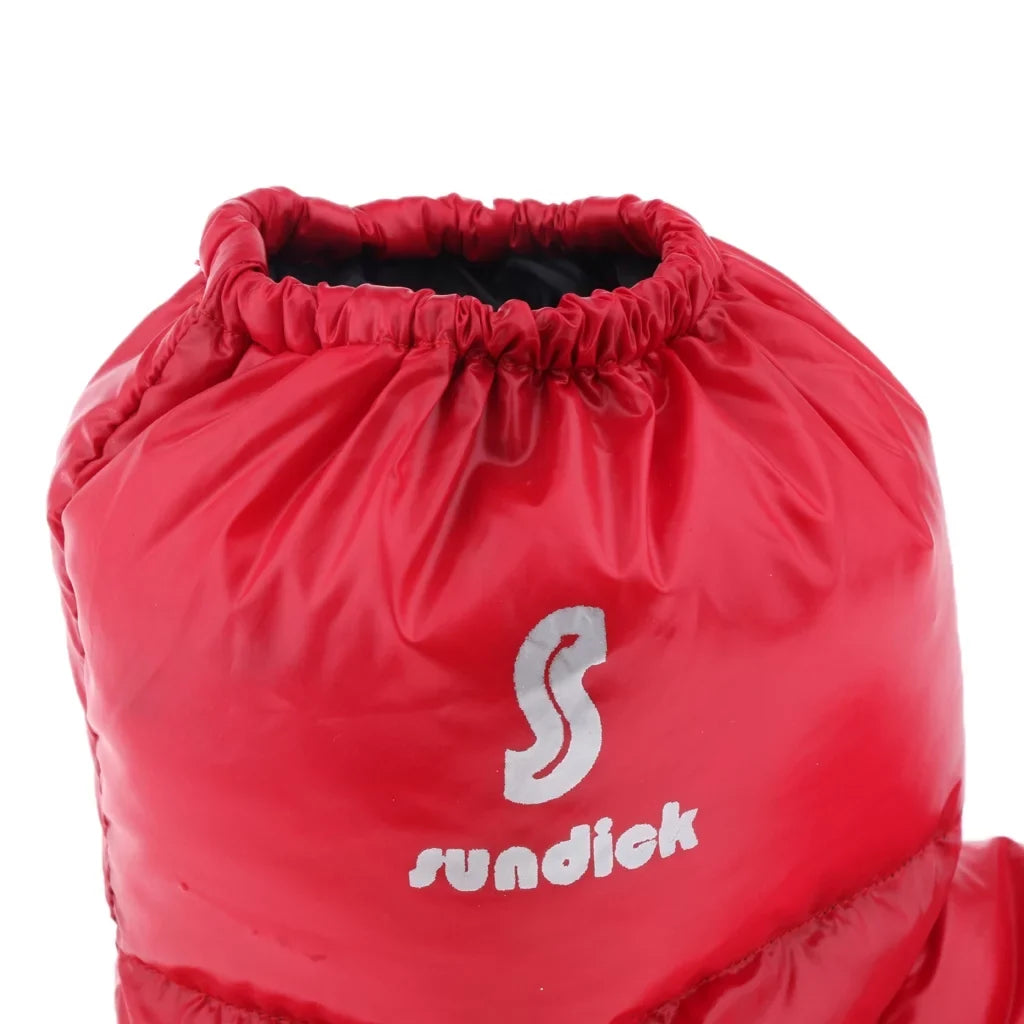 Duck Down Booties Camping Cabin Slippers Water Warm Long ,