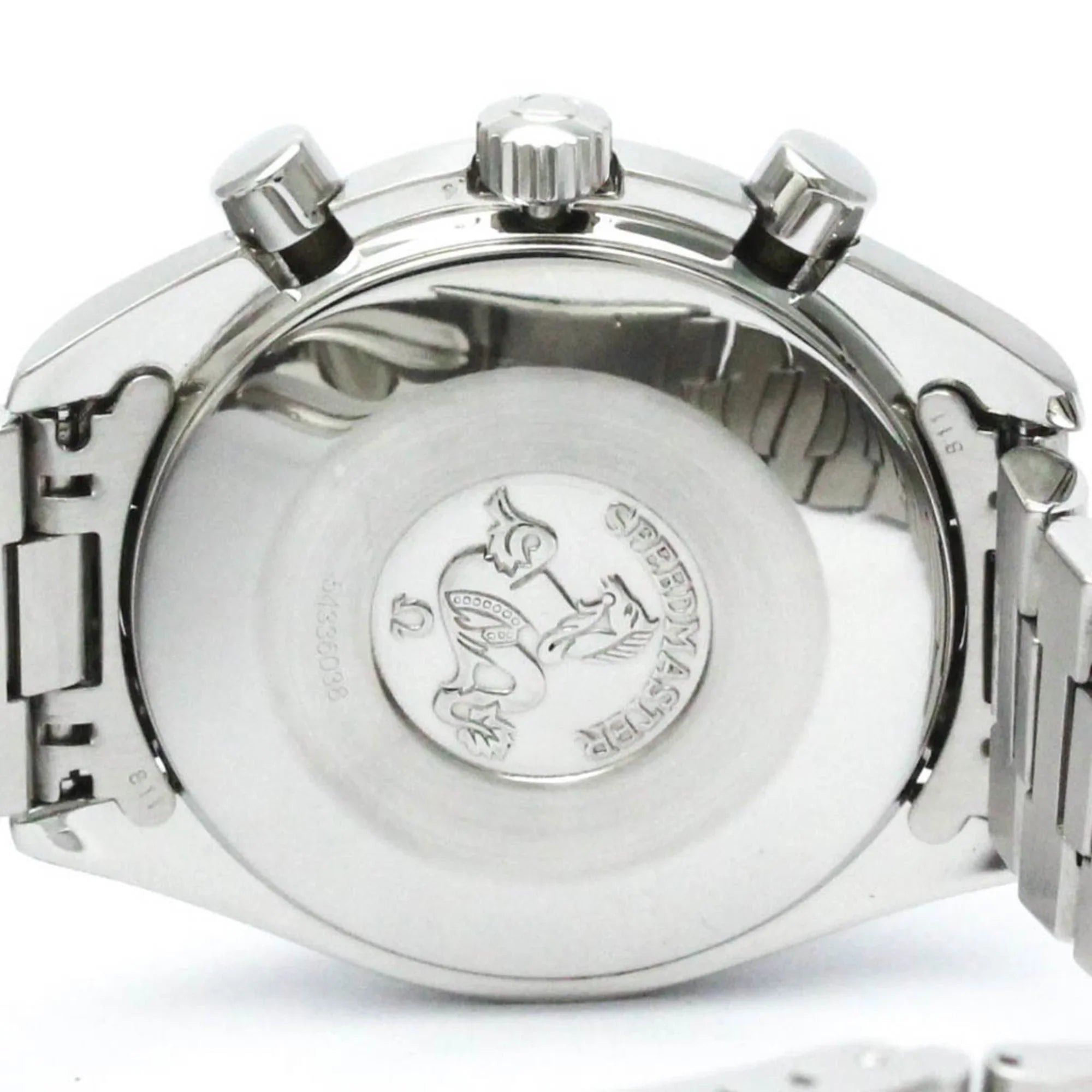 Pre-Owned Polished  Speedmaster Automatic Steel Mens Watch 3510.50  (Good)