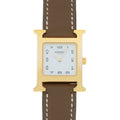 Pre-Owned   Watch  25mm .201  engraved (around 2023) Women's /Leather Quartz White Dial (Like New)