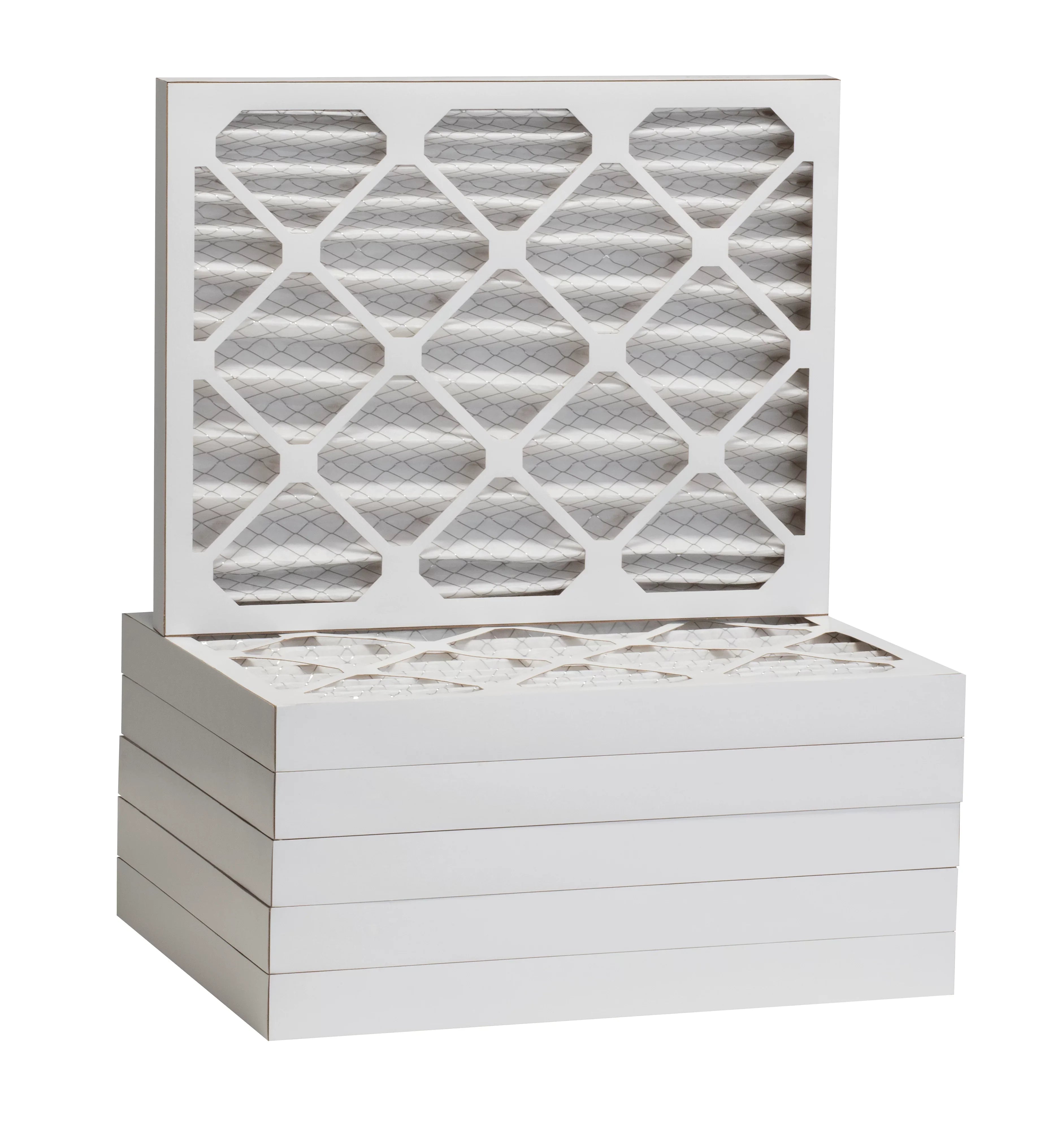 Aerostar 24x24x2   8, Pleated Air Filter, 24x24x2, Box of 6, Made in the