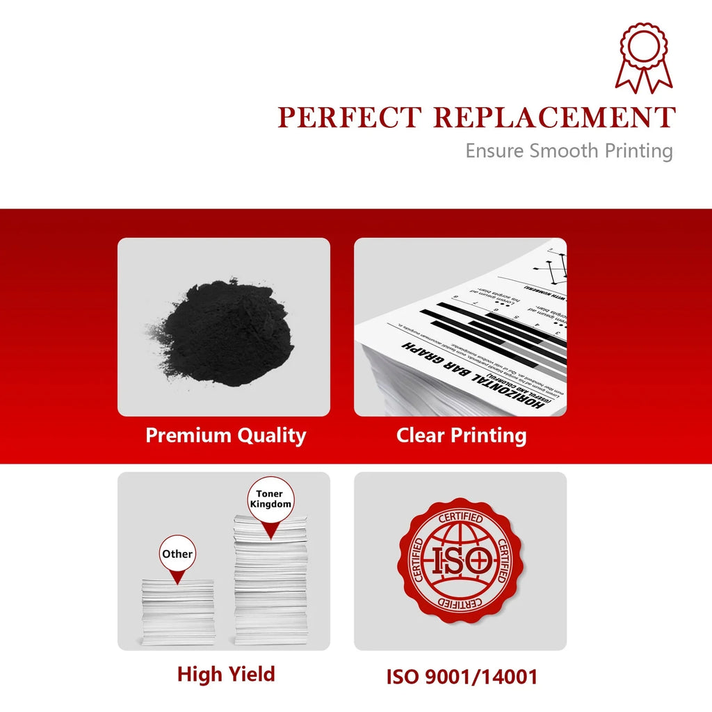 [4x Toner + 2x Drum]Compatible Toner&Drum Cartridge Replacement -850 -820 | Use with - - - - - - Printers, black, Sold by Toner Kingdom