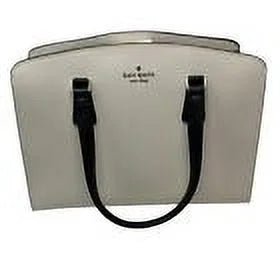 Perry Leather Warm Beige Blush 3 Comparts Satchel Bag Purse