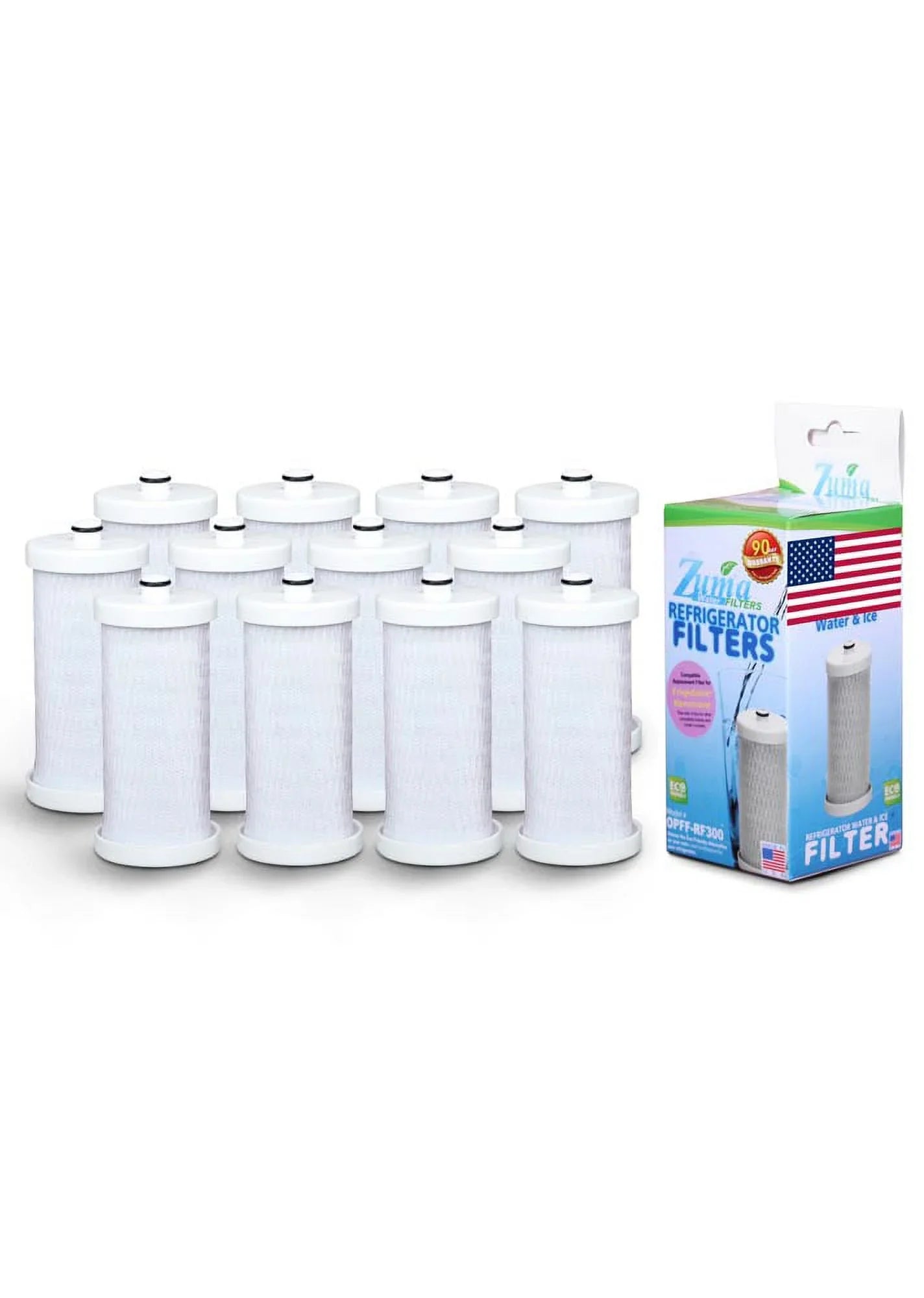 Brand , Water and Ice Filter , Model # - , Compatible with Frigidaire® -2000 - 12 Pack - Made in ...