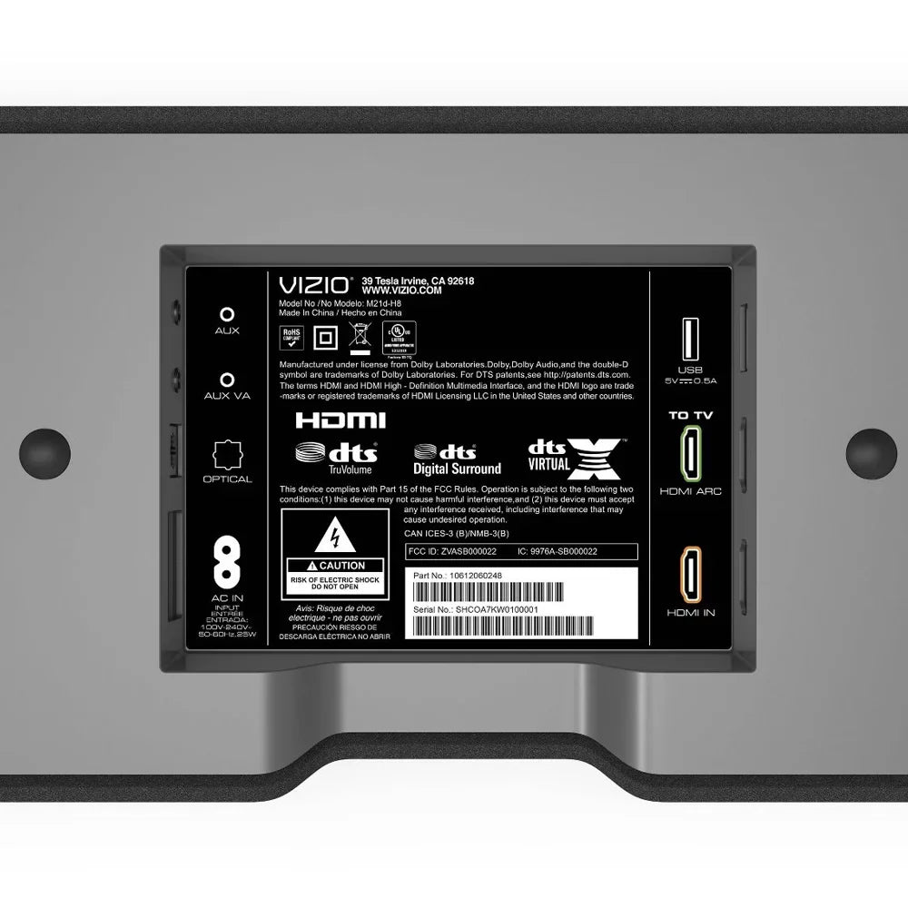 Vizio -Series 2.1 Channel All-in-One Sound Bar System Bundle with Tech Smart  Audio Entertainment Essentials Bundle 2020, Universal Soundbar Bracket and Deco Gear 6FT  Cable