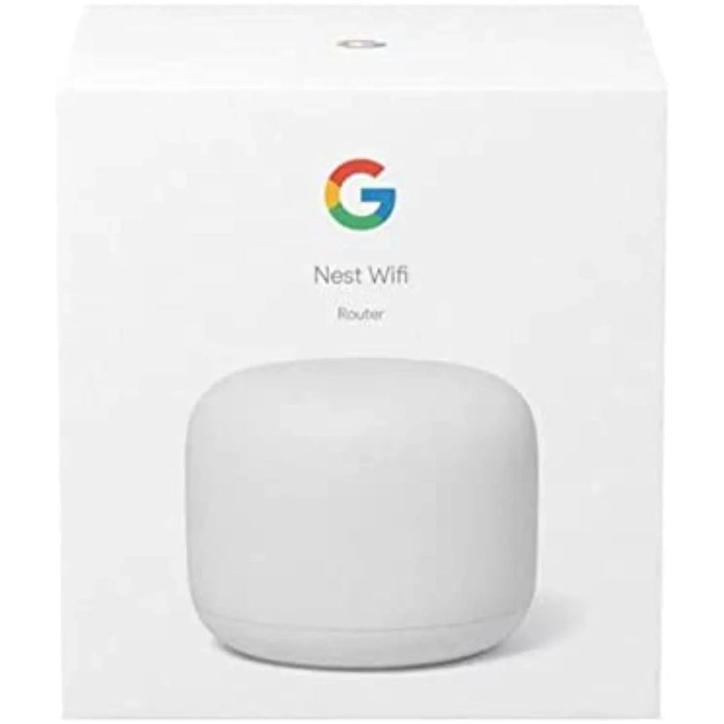 Google Nest WiFi -  (2nd Generation) Router and Add On Access Point Mesh Wi-Fi System Bundles (Router Only, Snow)
