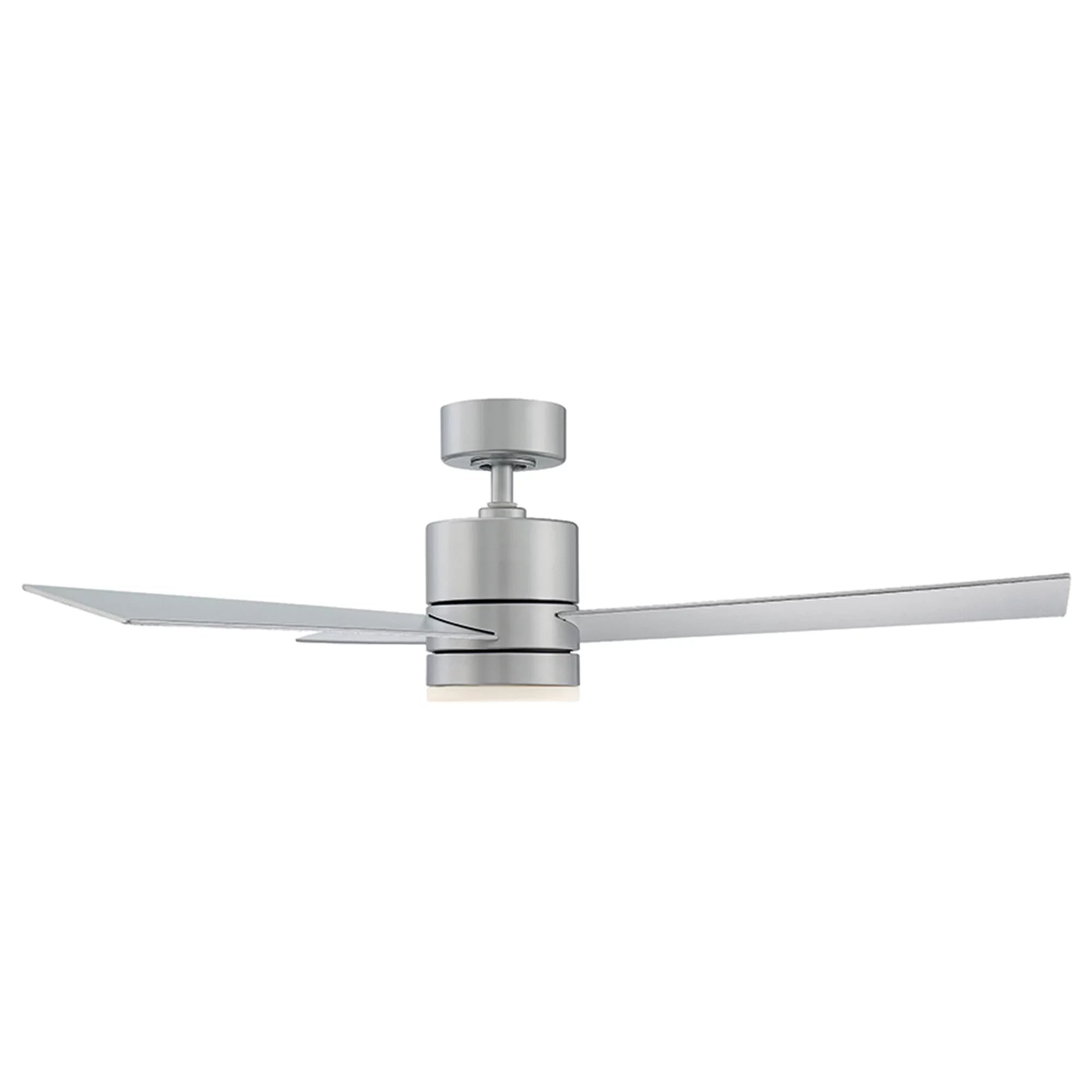 Axis Indoor and Outdoor 3-Blade Smart Ceiling Fan 52in Titanium with 3000K  Light Kit and Remote Control