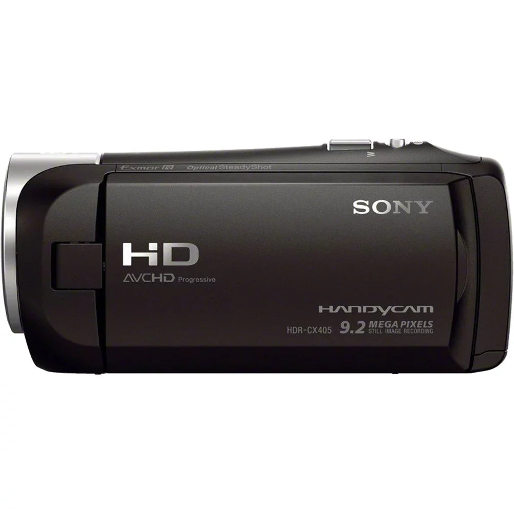 Sony  -  Video Recording Handycam Camcorder Bundle with Deluxe Bag, 32GB MicroSDHC Memory Card, / Charger,  Cable, Battery Pack, and More