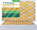 Filterbuy 8x24x2  11 Pleated   Furnace Air Filters (3-Pack)