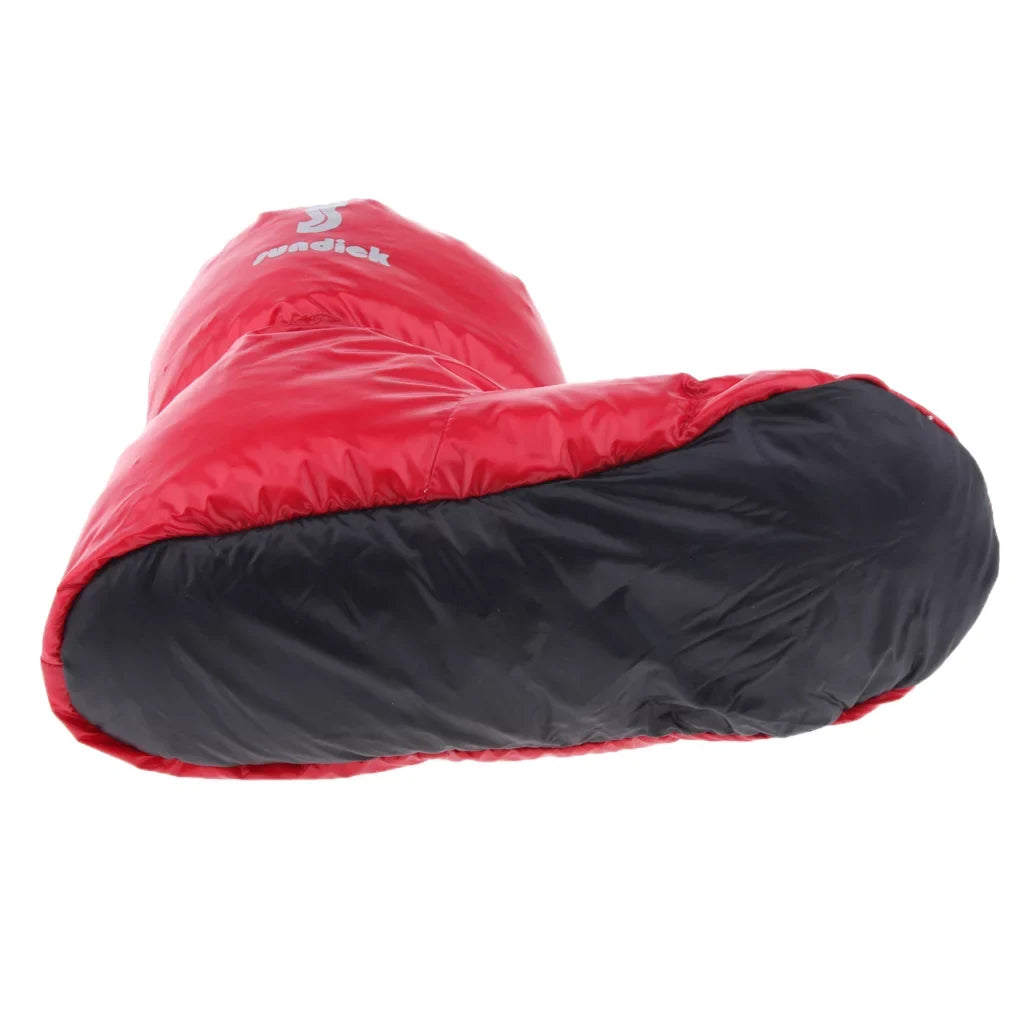 Duck Down Booties Camping Cabin Slippers Water Warm Long ,
