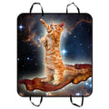 Funny Bacon Cat in Space Pattern Pet Car Seat Cover Dog Car Seat Mat Hammock Cargo Mat Trunk Mat For Cars Trucks and  54x60 inches