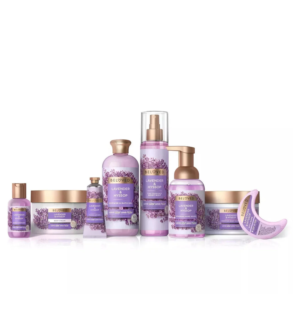 Beloved Lavender & Hyssop Body Cream Lotion - 10 oz Jar x 2 (20 Total Ounces)