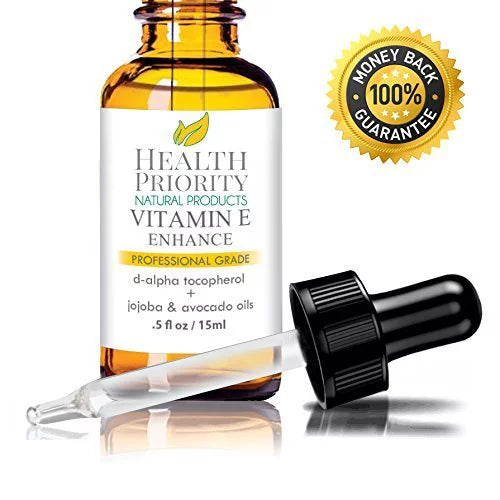 Organic Vitamin  Oil - Small Batch, Handmade in the  - Unscented, 0.5 oz