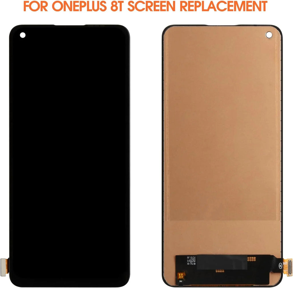 for Oneplus 8T 8T+ 5G Screen Replacement  Display     Screen Touch Digitizer Assembly Repair Part (Support Fingerprint)