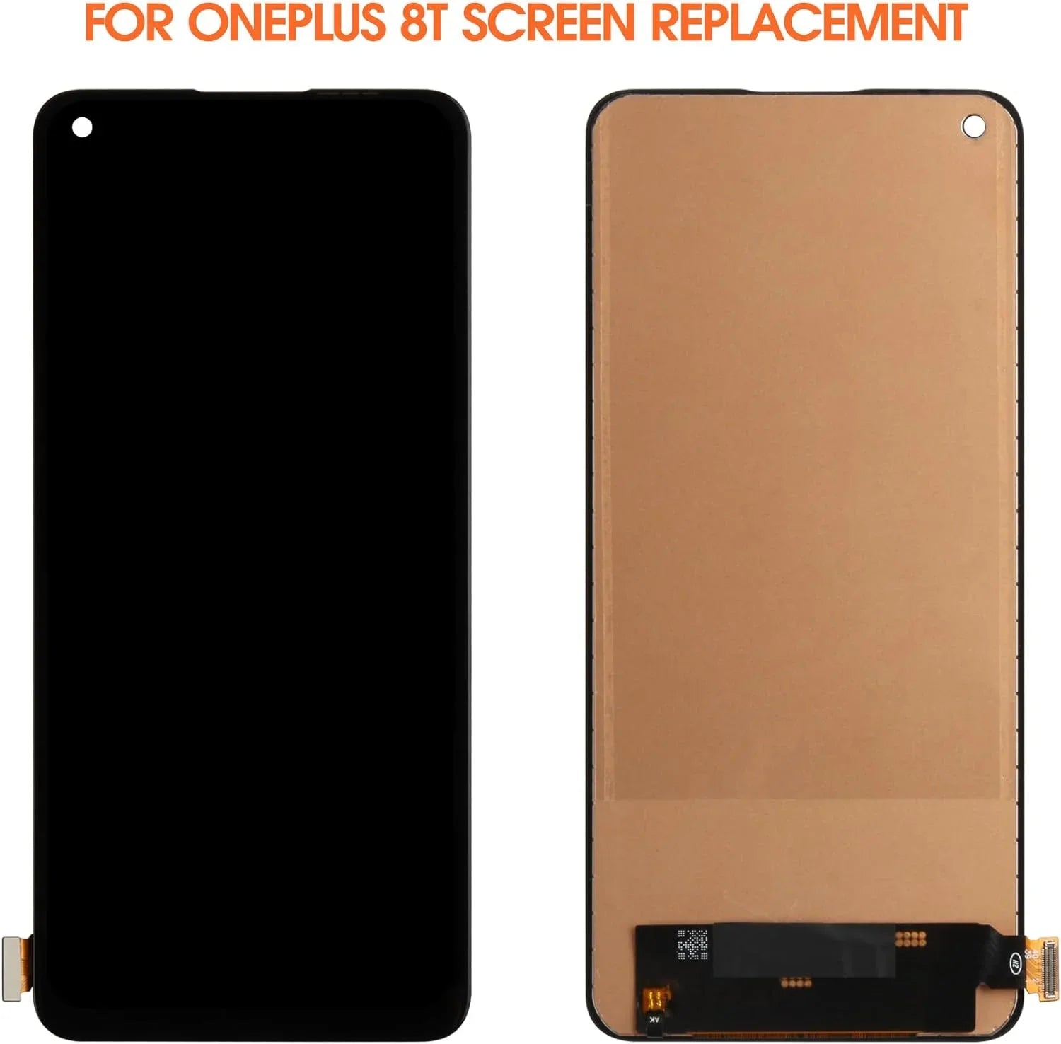 for Oneplus 8T 8T+ 5G Screen Replacement  Display     Screen Touch Digitizer Assembly Repair Part (Support Fingerprint)