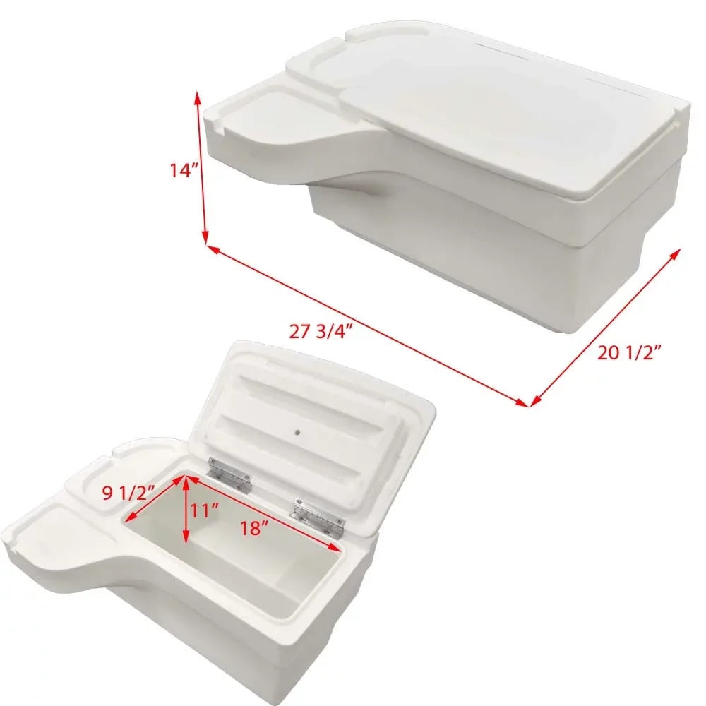 Godfrey Pontoon Boat Storage Console 171304 | Polyethylene ()