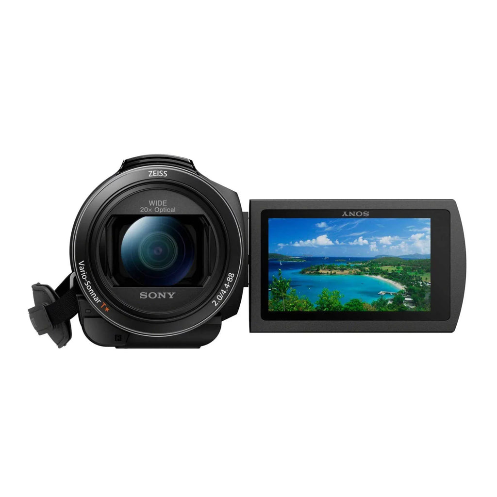 Sony - 4K  Handyman Camcorder with Bag, Tripod and Accessory Bundle