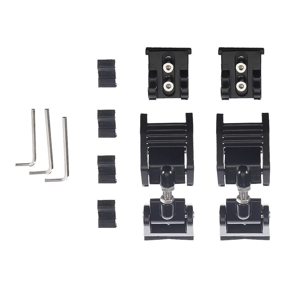 JahyElec Durable Black Hood Latch Lock Catch for Jeep Wrangler  07-18 - Secure Your Off-Road Adventures