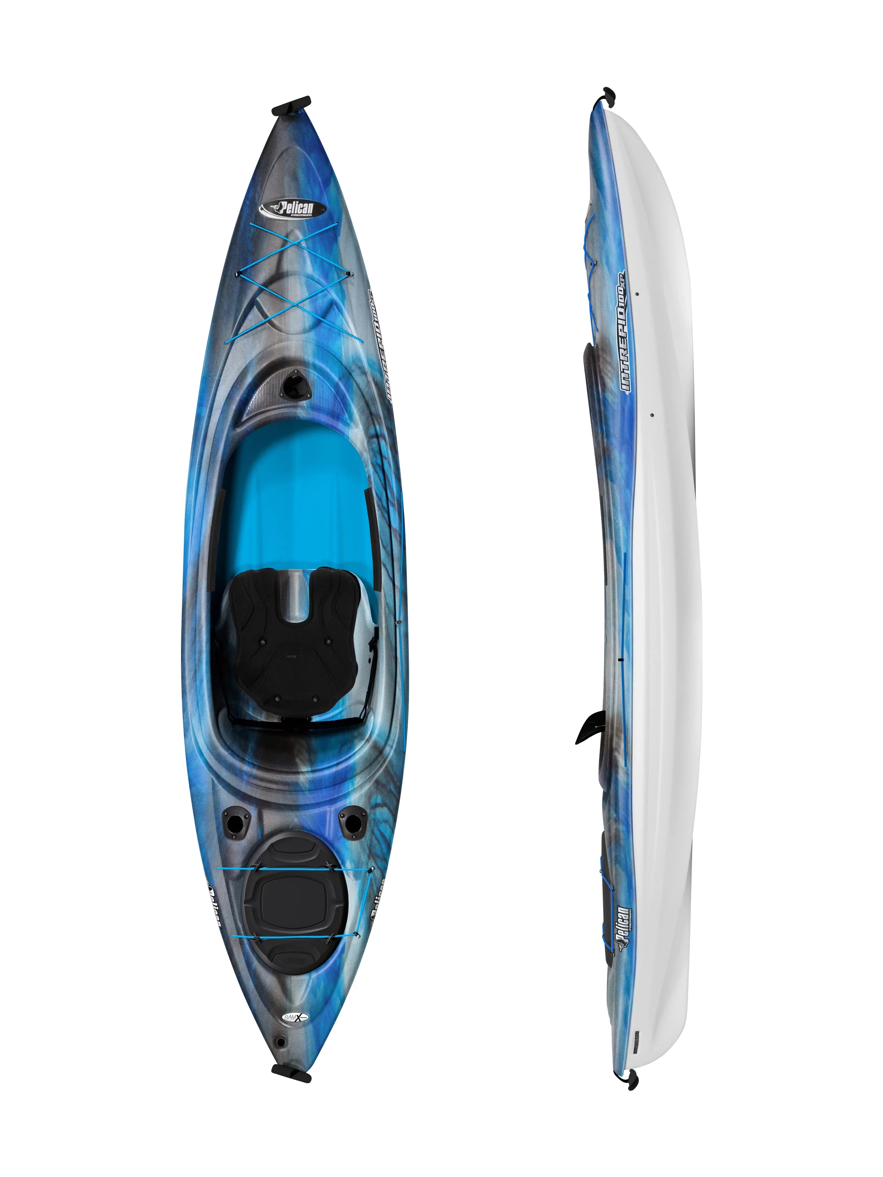 Pelican Intrepid 100XP Sit Inside Fishing Kayak, Neptune