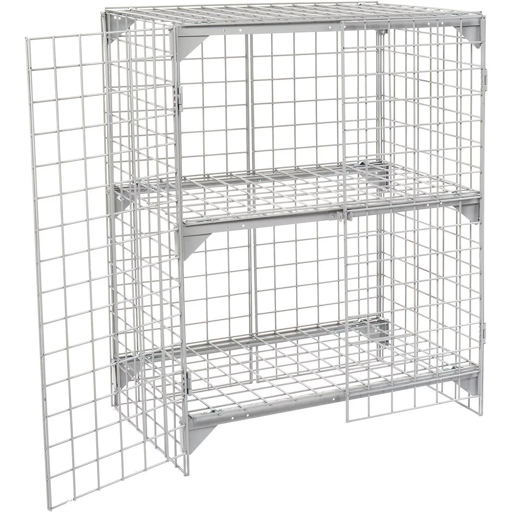 Global 184083 36 x 24 x 36 in. Wire Mesh Security Cage - Ventilated Locker