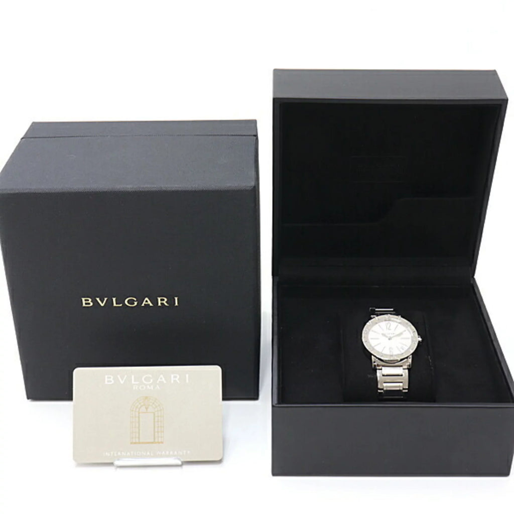 Pre-Owned  Bulgari Boys Watch  White Shell Dial Automatic Winding (Like New)