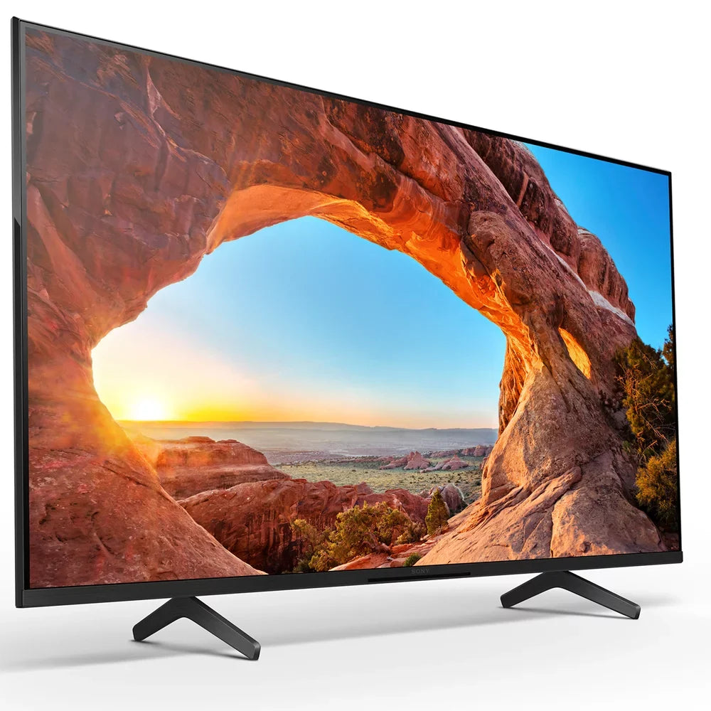 Sony  43 inch  4K Ultra   Smart  2021 Model Bundle with Deco Home 60W 2.0 Channel Soundbar, 37"-70"  Wall Mount Bracket Bundle and 6-Outlet Surge Adapter