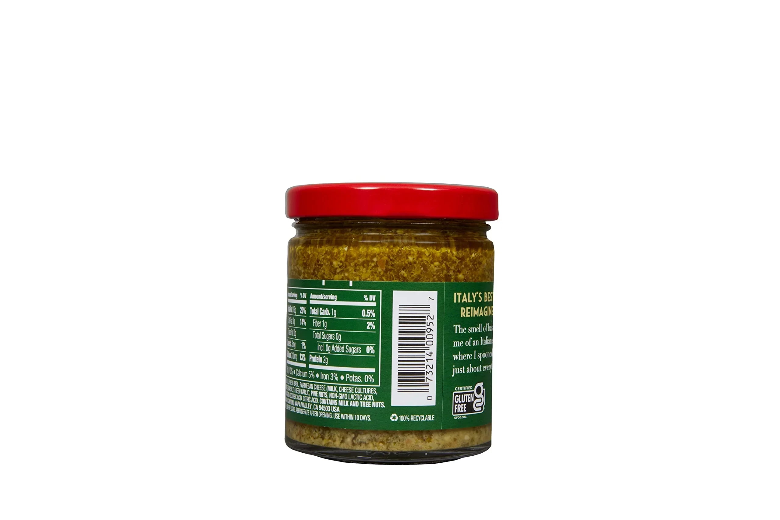 Mezzetta Sauce, Basil Pesto, 6.25-Ounce (Pack of 6)