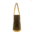 Pre-Owned Louis Vuitton Bucket  Brown Monogram  Canvas Nume Leather    Bag Women's (Fair)