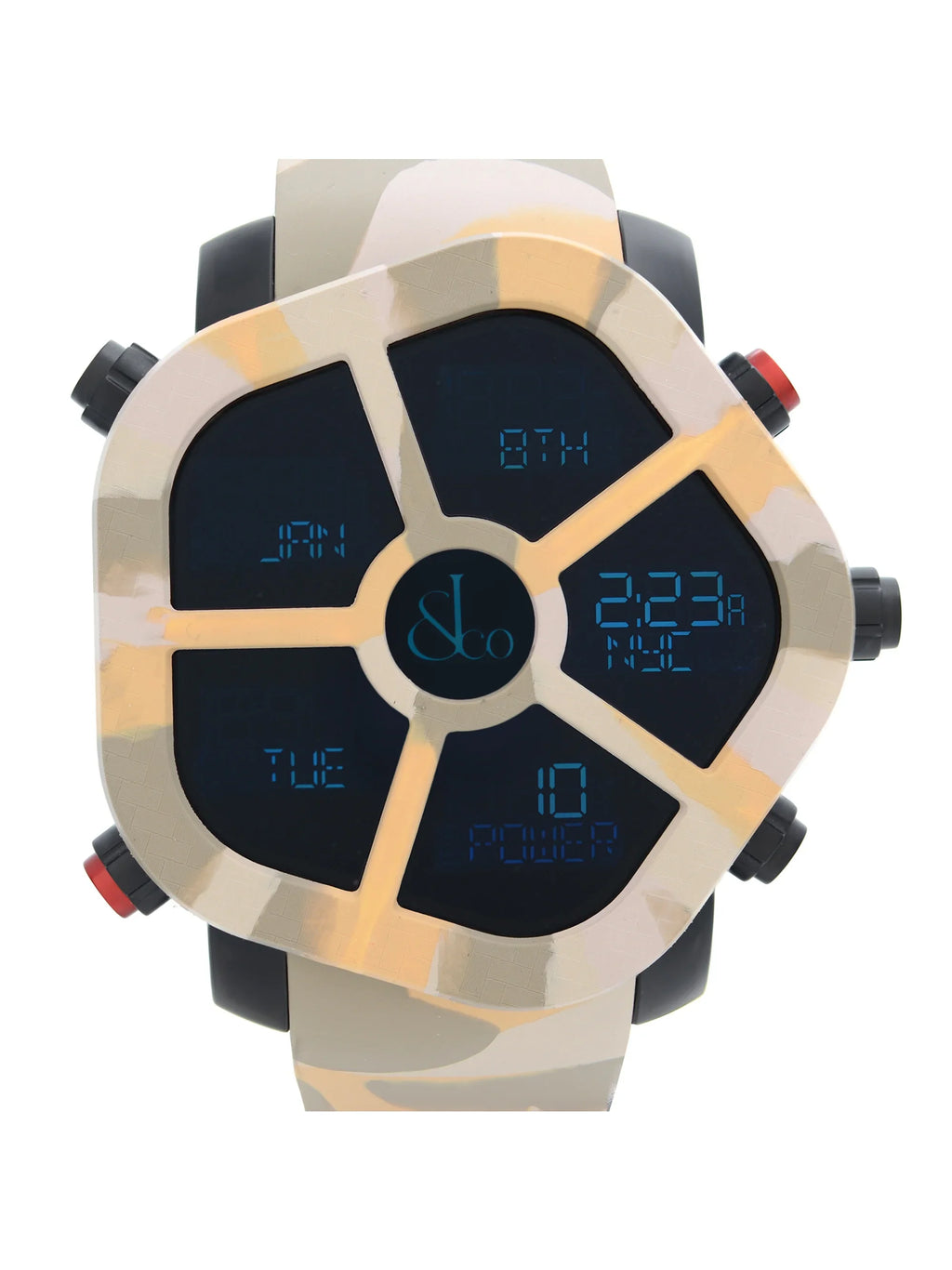 Jacob & Co. Ghost Carbon Bezel Camouflage Quartz Mens Watch .11...