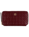 Tory Burch Women's  Monogram Leather Zip Continental Wallet
