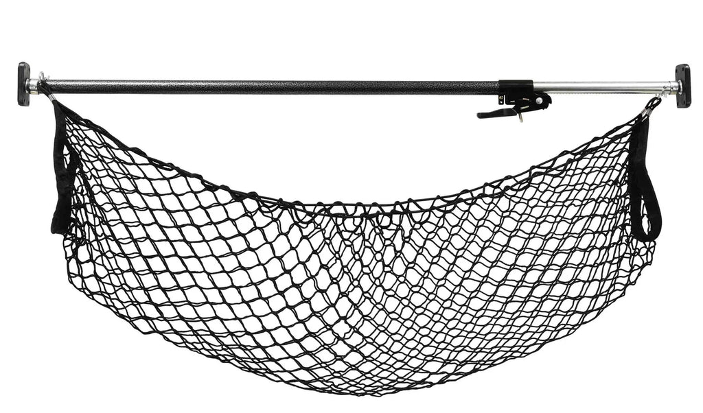 Cargo Bar Adjustable 40" - 70" w/ Storage Net for Use in Pickup Truck Bed, , and Small Trailers (4 Pack)