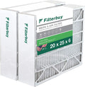 Filterbuy 20x25x6  8 Pleated   Furnace Air Filters for Aprilaire Space-Gard 201/2200 / 2250 (2-Pack)