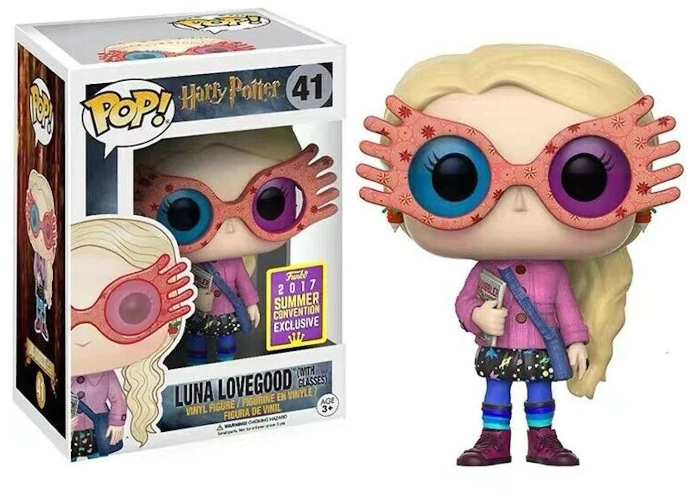 Funko Pop! Movies Harry Potter Luna Lovegood (with Glasses) Summer Exclusive Figure 341