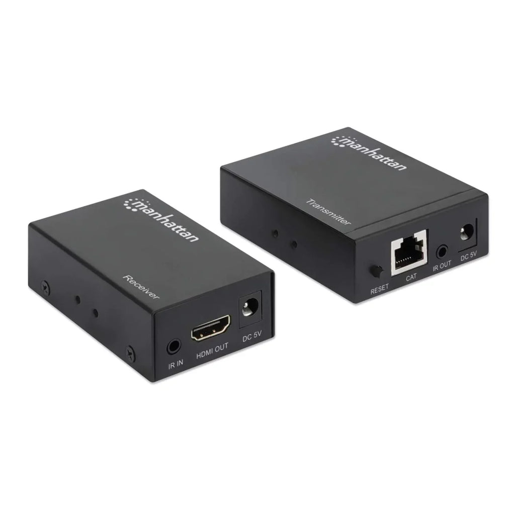 Manhattan 1080p  over Ethernet Extender Kit Up to 164 ft. with Single Cat6 Cable and  support