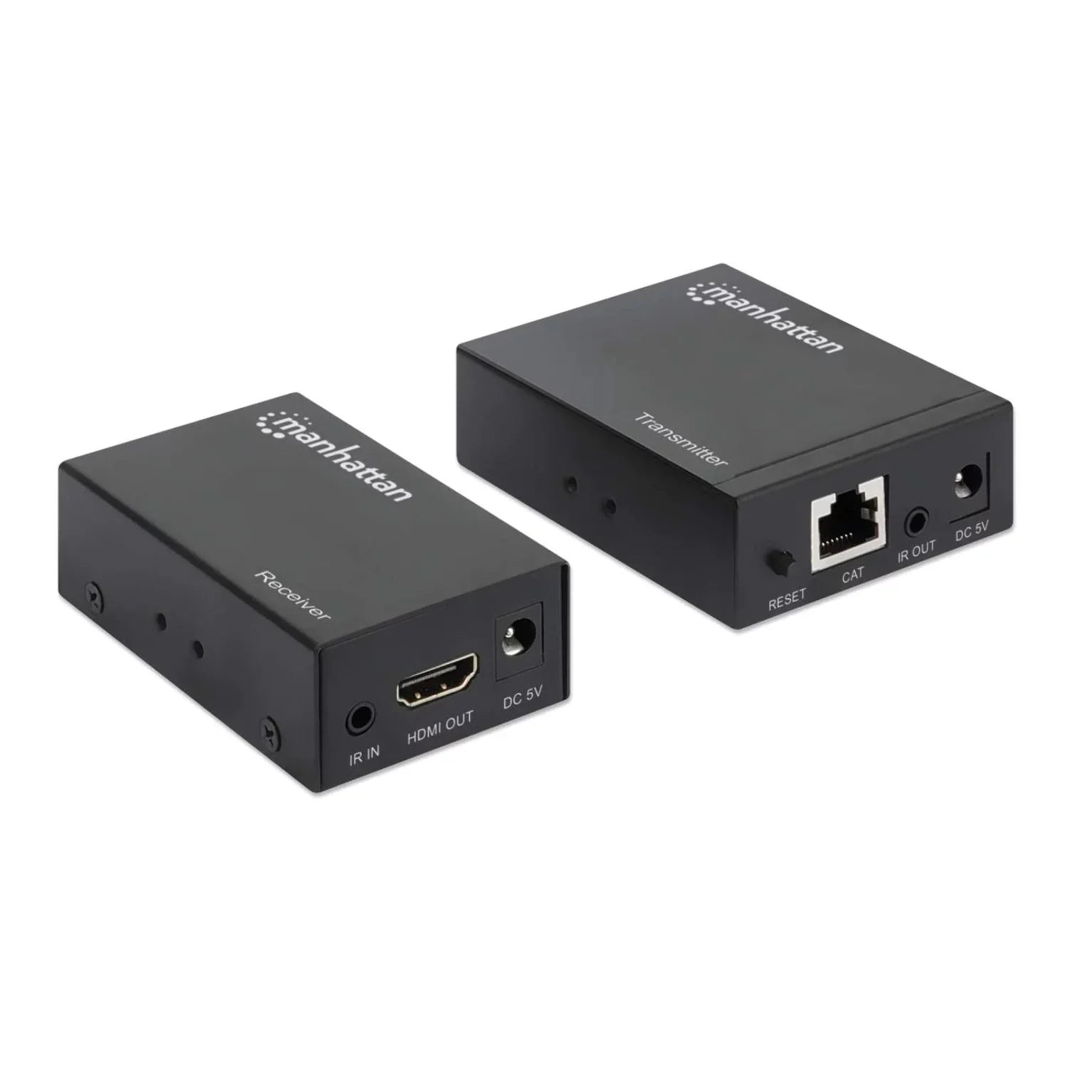 Manhattan 1080p  over Ethernet Extender Kit Up to 164 ft. with Single Cat6 Cable and  support