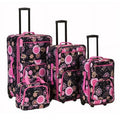 Rockland  4 Pc Pucci Luggage Set