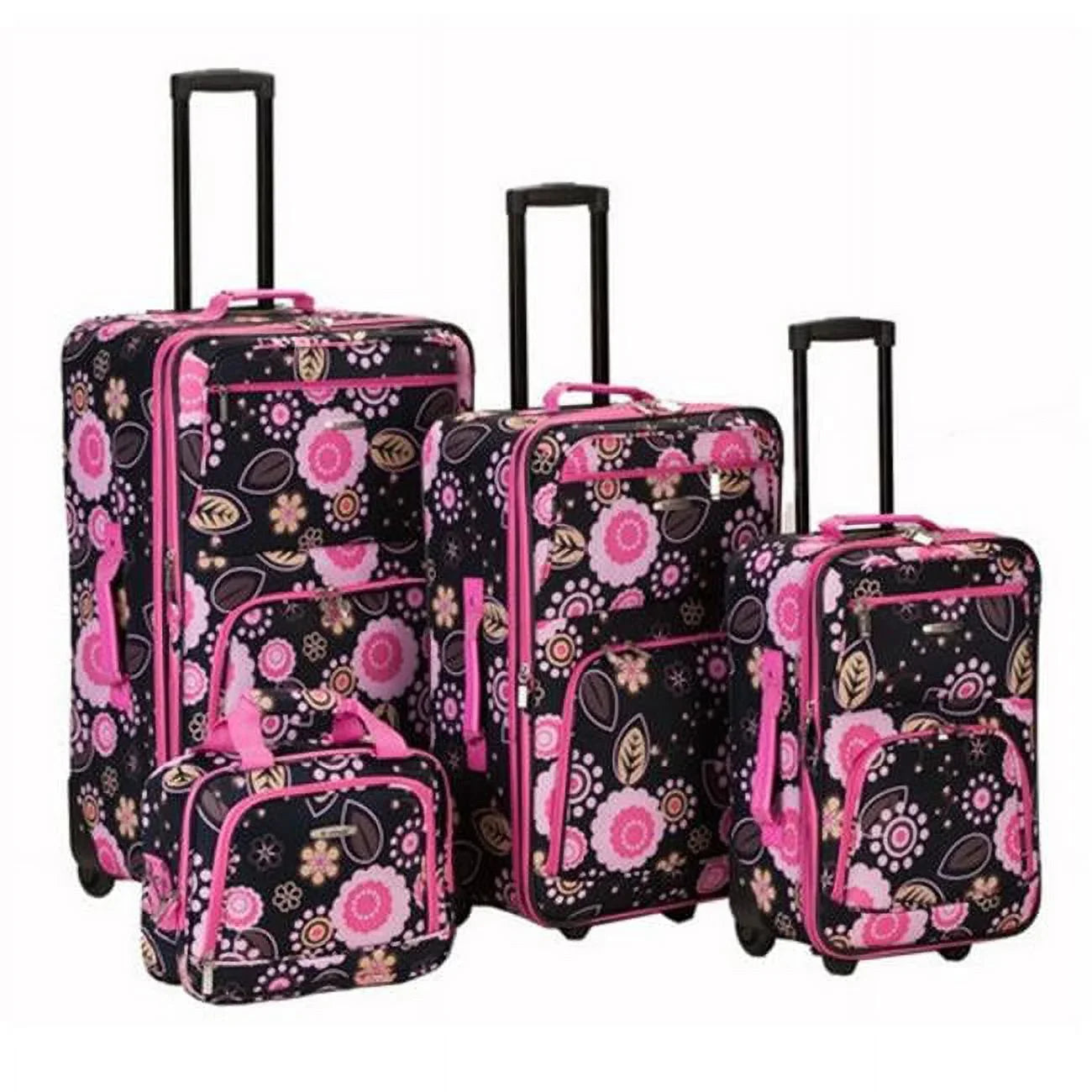 Rockland  4 Pc Pucci Luggage Set